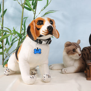 Custom QR Code Bone Dog Tag