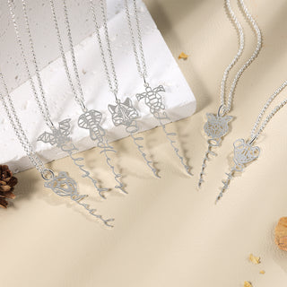 Custom Animal Name Necklace