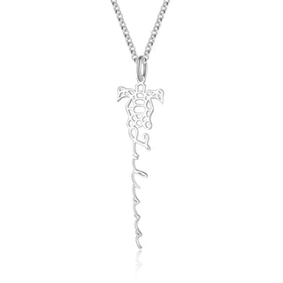 Custom Animal Name Necklace