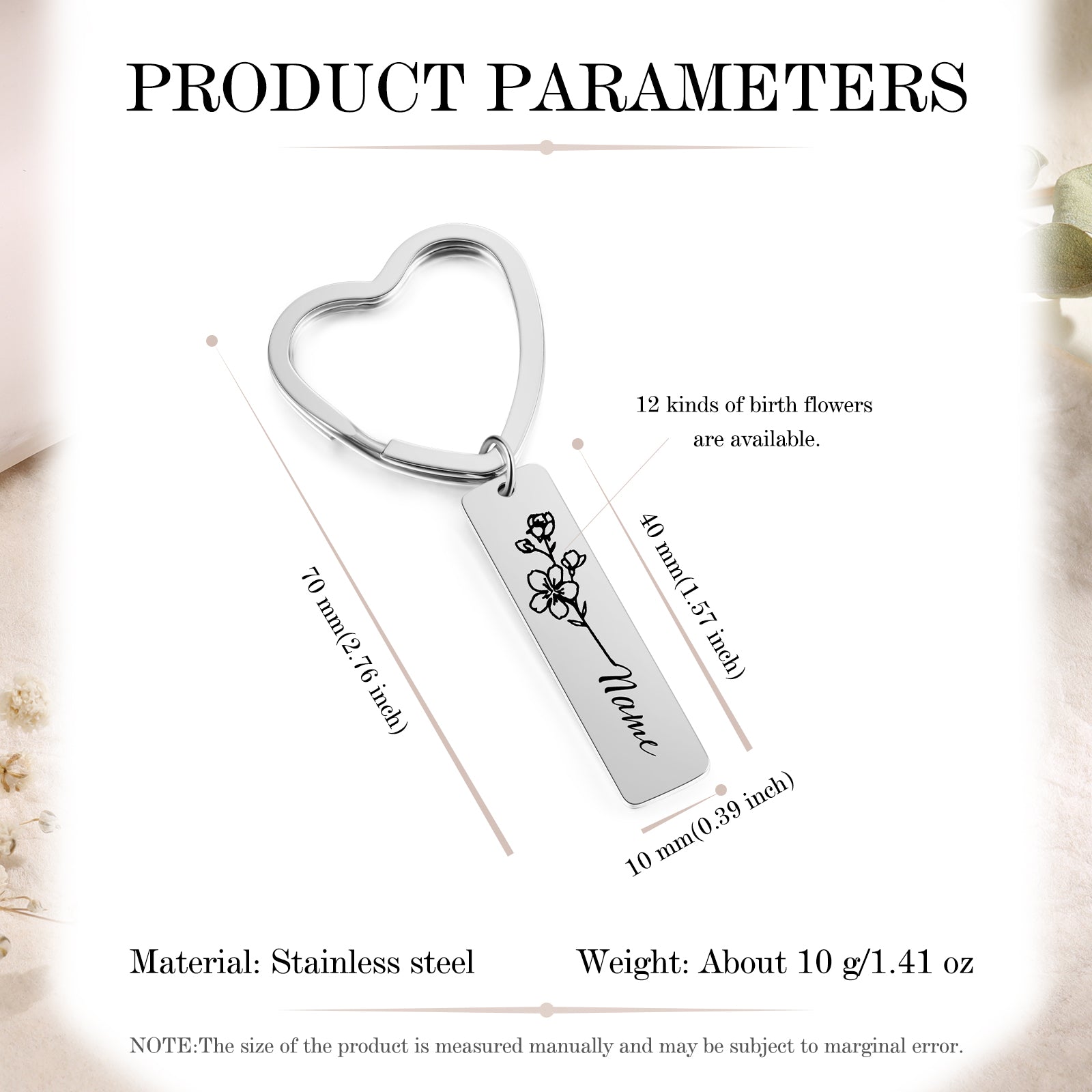 Custom Bar Keychain