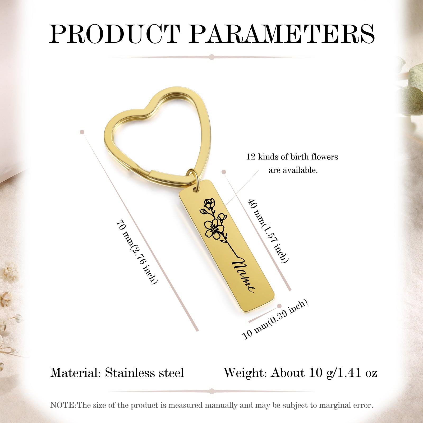 Custom Bar Keychain