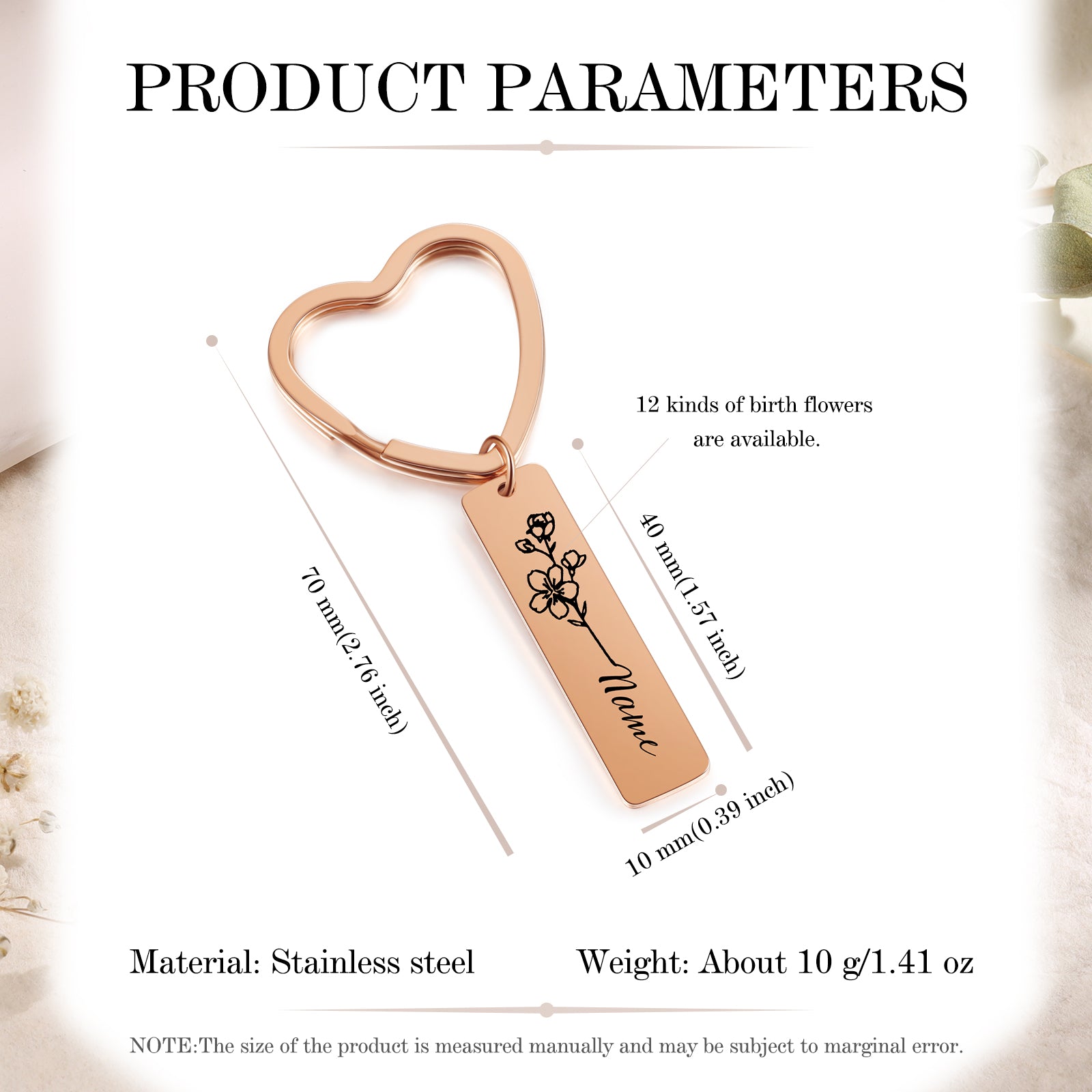 Custom Bar Keychain