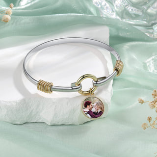 Custom Photo Bangle Bracelet