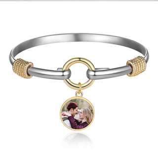 Custom Photo Bangle Bracelet
