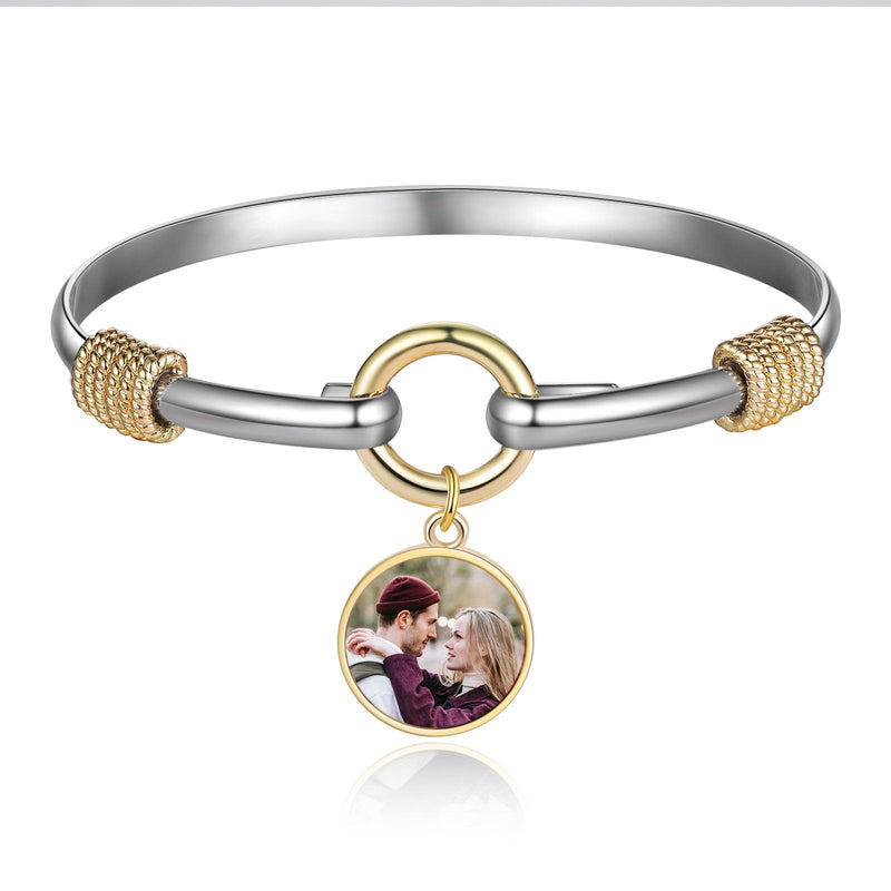 Custom Photo Bangle Bracelet