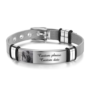 Custom Photo Bangle Bracelet