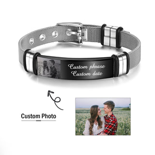 Custom Photo Bangle Bracelet