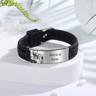 Custom Photo Bangle Bracelet