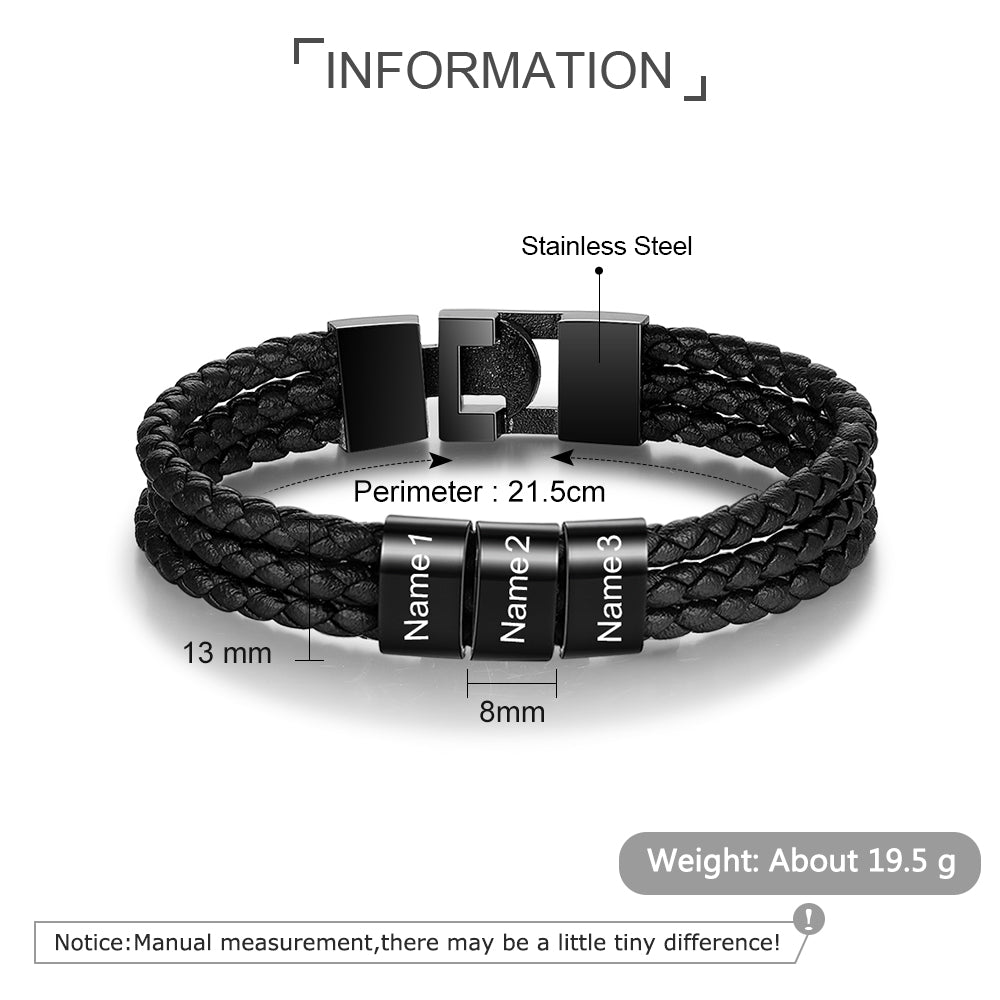 Personalized Stainless Steel Name Bracelet