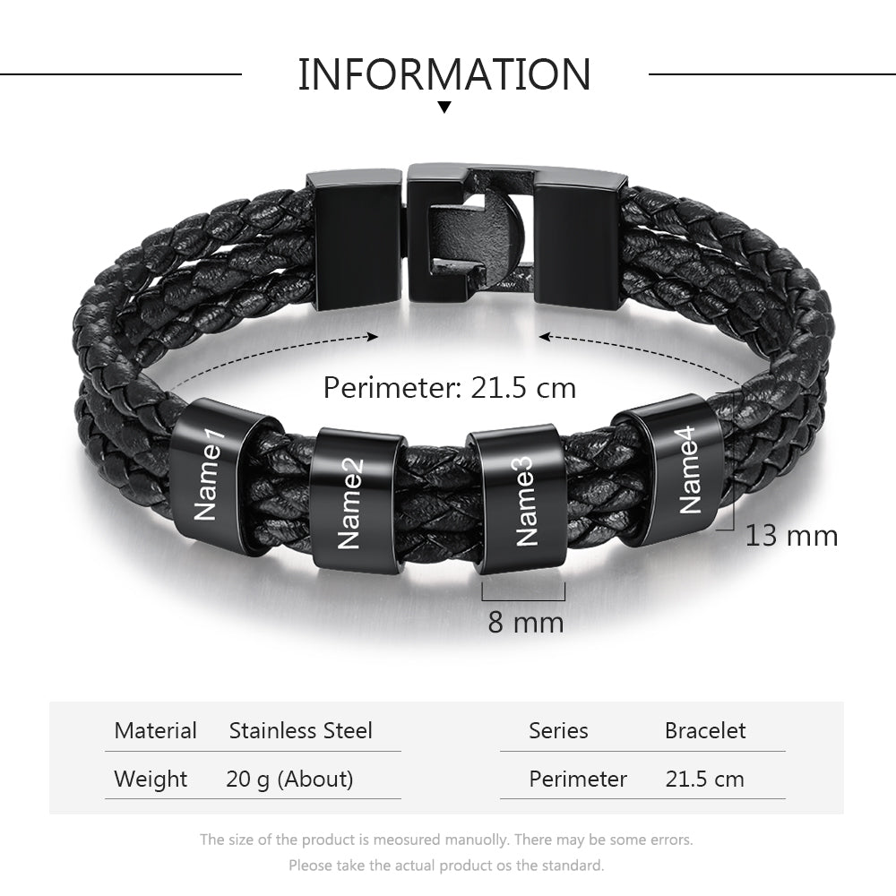 Personalized Stainless Steel Name Bracelet