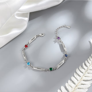 Rhoidum Plated Birthtsone Bracelet
