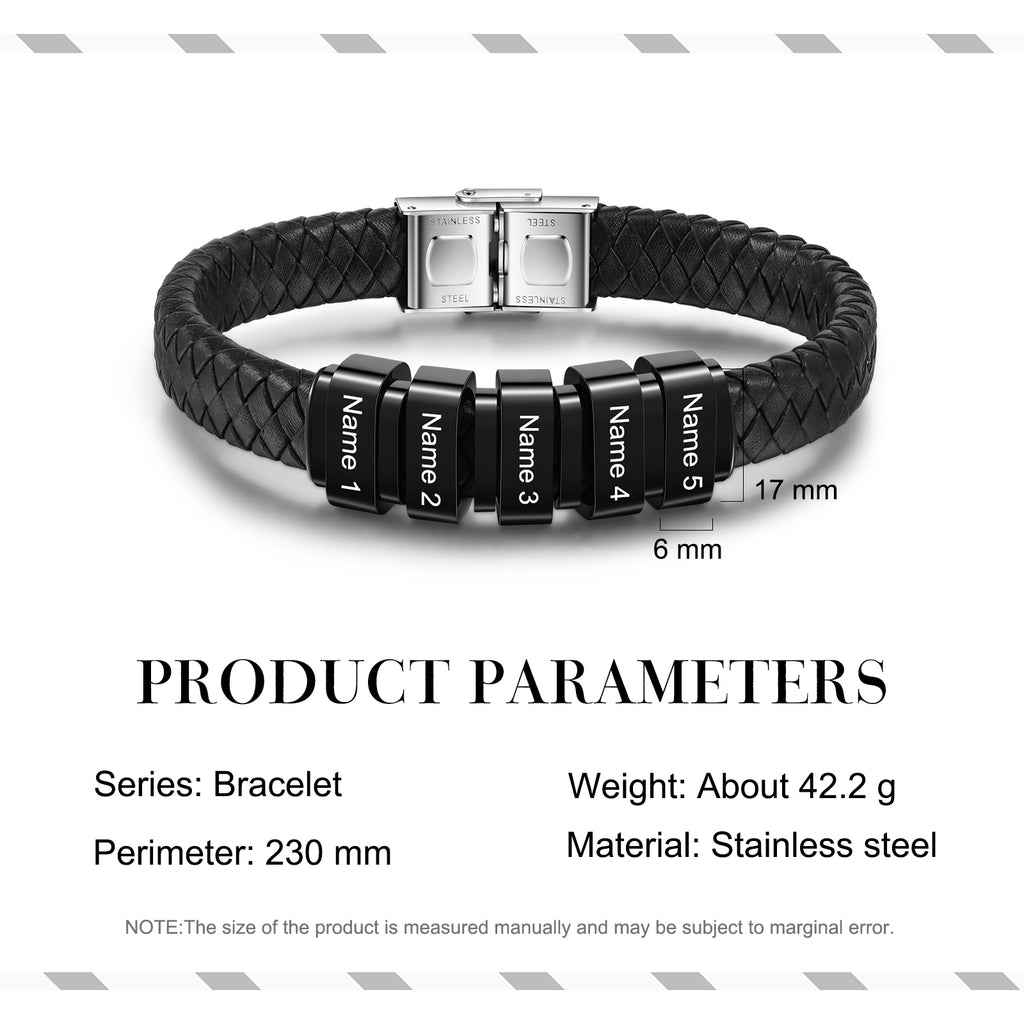 Custom Name Men Bracelet