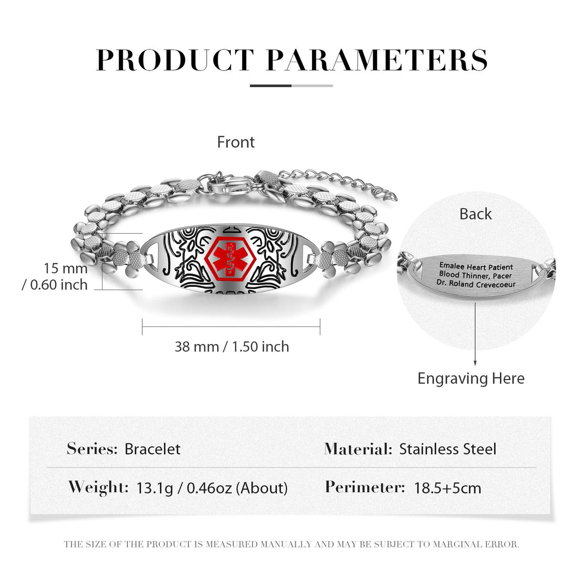 Custom Stainless Steel Bracelet