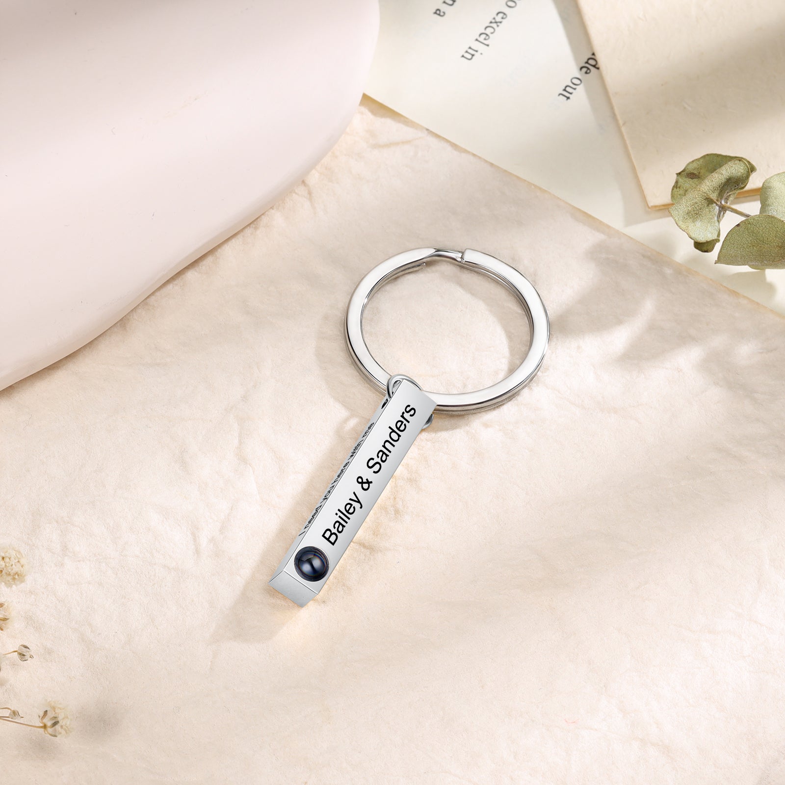 Custom Photo Projection Keychain