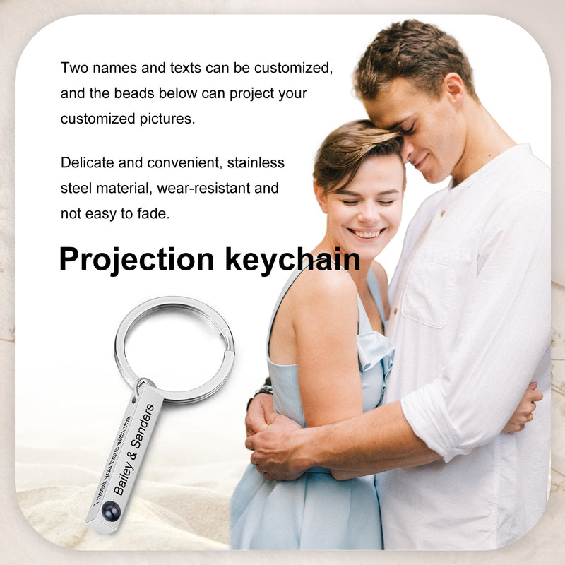 Custom Photo Projection Keychain