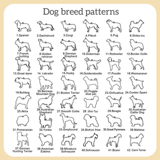 Custom Name Necklace with Dog