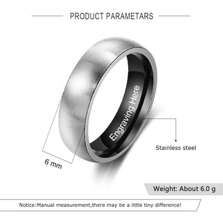 Personalized Stainless Steel Ring