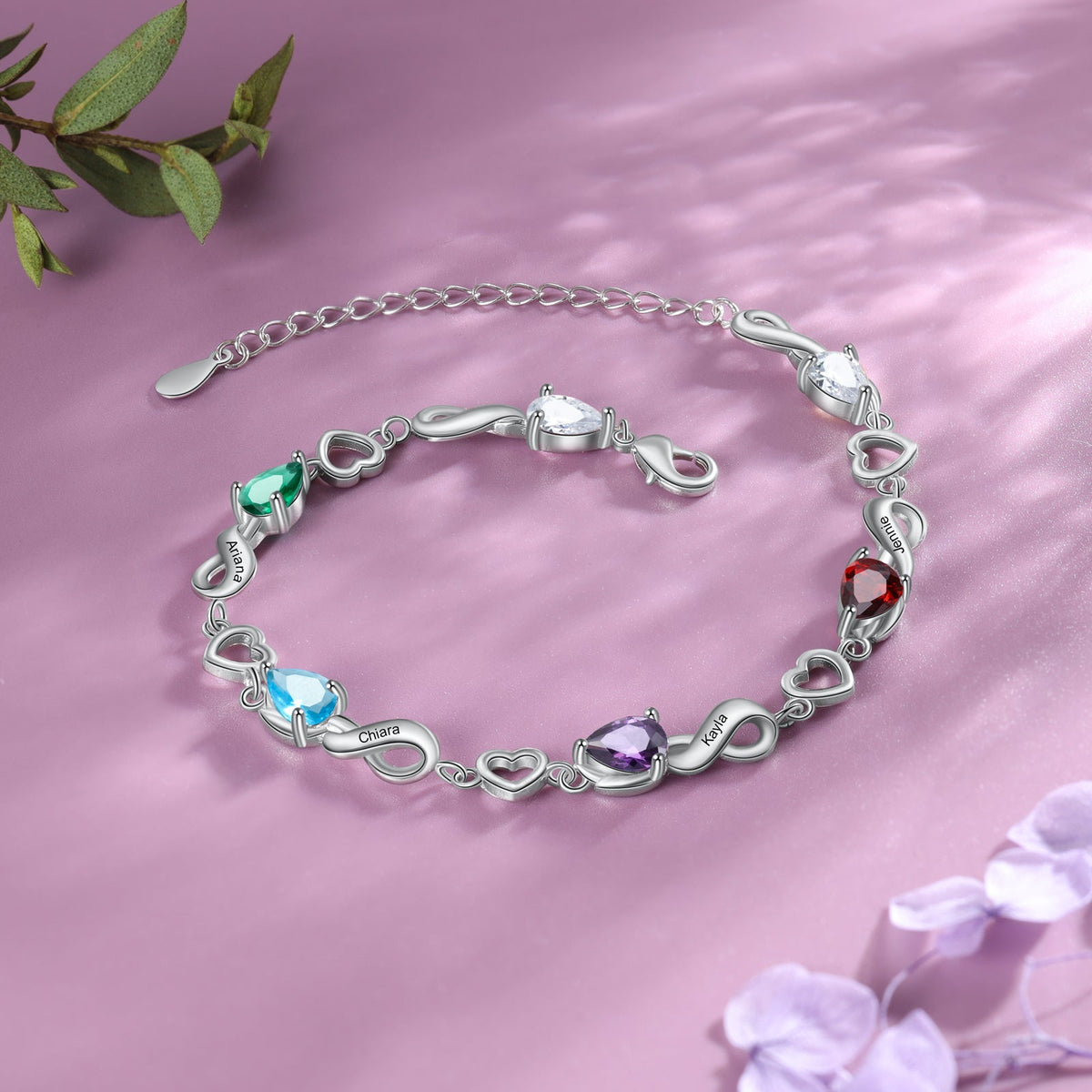 Custom Birthstone Bracelet