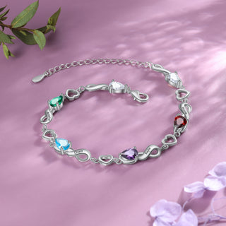 Custom Birthstone Bracelet