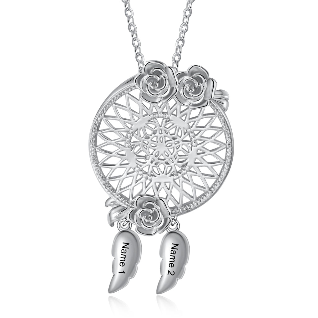 Custom Name Dreamcatcher Necklace