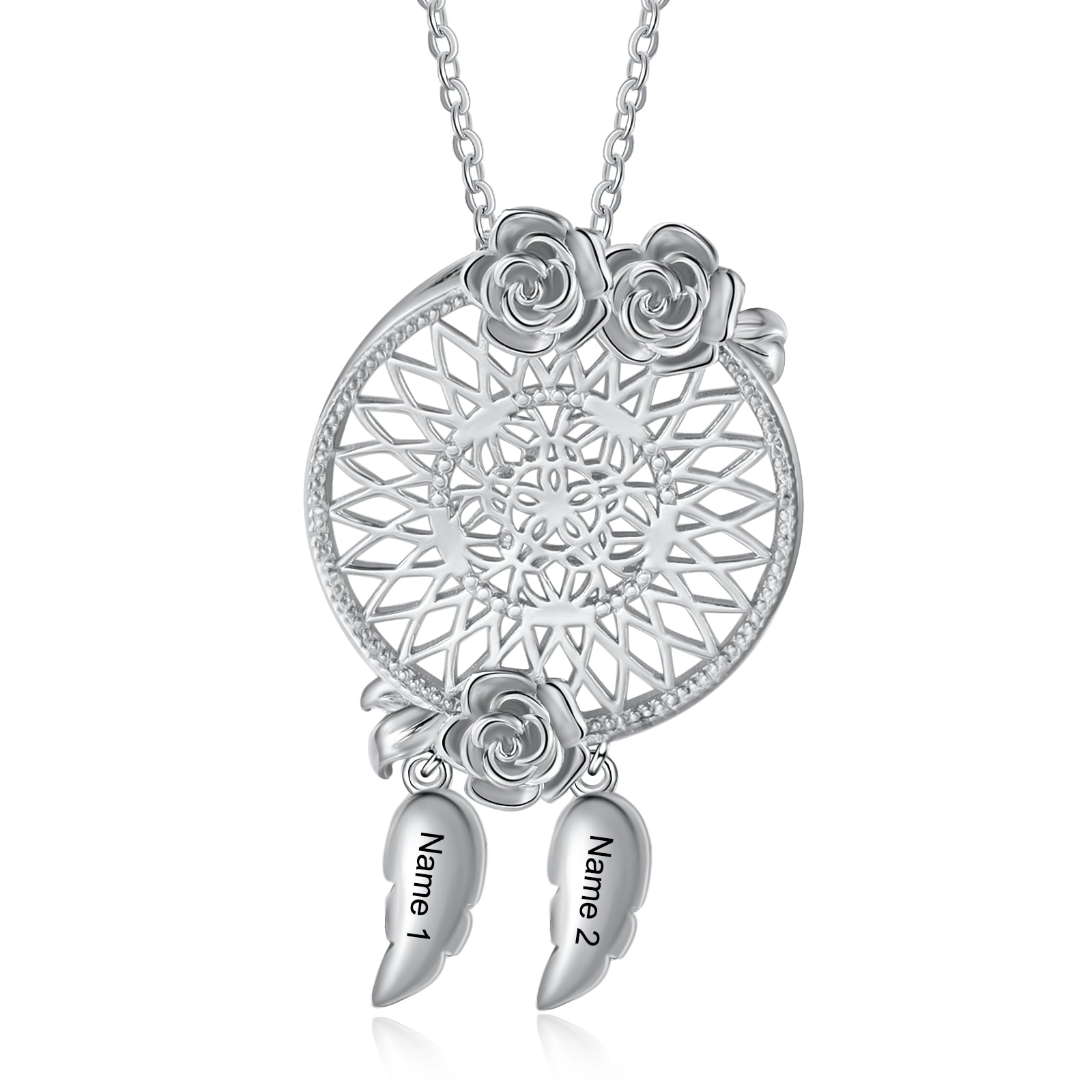 Custom Name Dreamcatcher Necklace