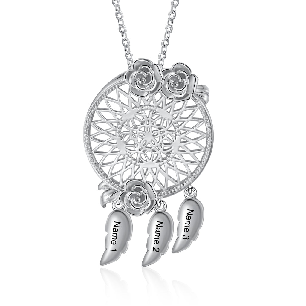 Custom Name Dreamcatcher Necklace