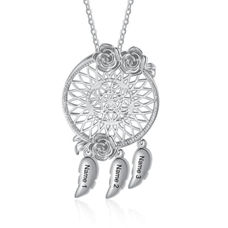 Custom Name Dreamcatcher Necklace