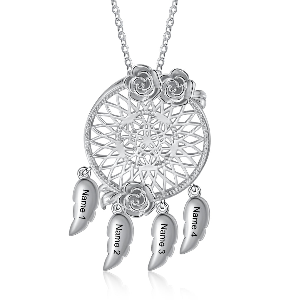 Custom Name Dreamcatcher Necklace