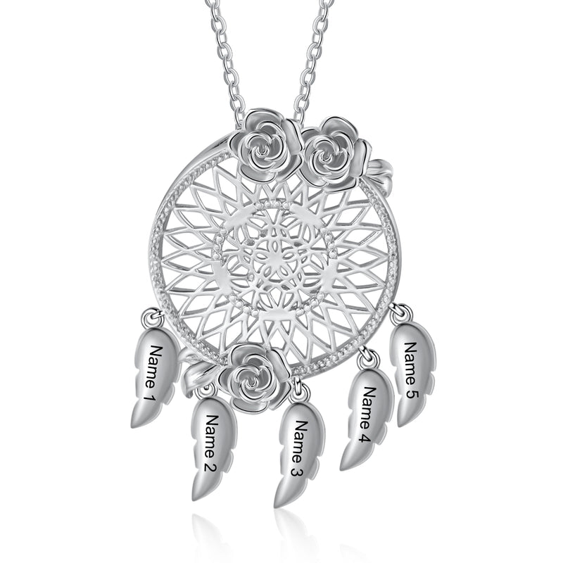 Custom Name Dreamcatcher Necklace