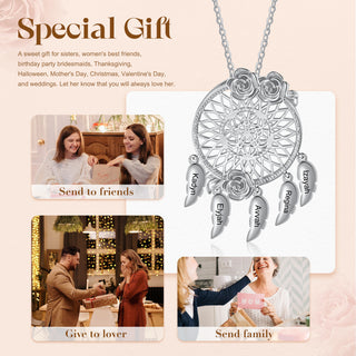 Custom Name Dreamcatcher Necklace