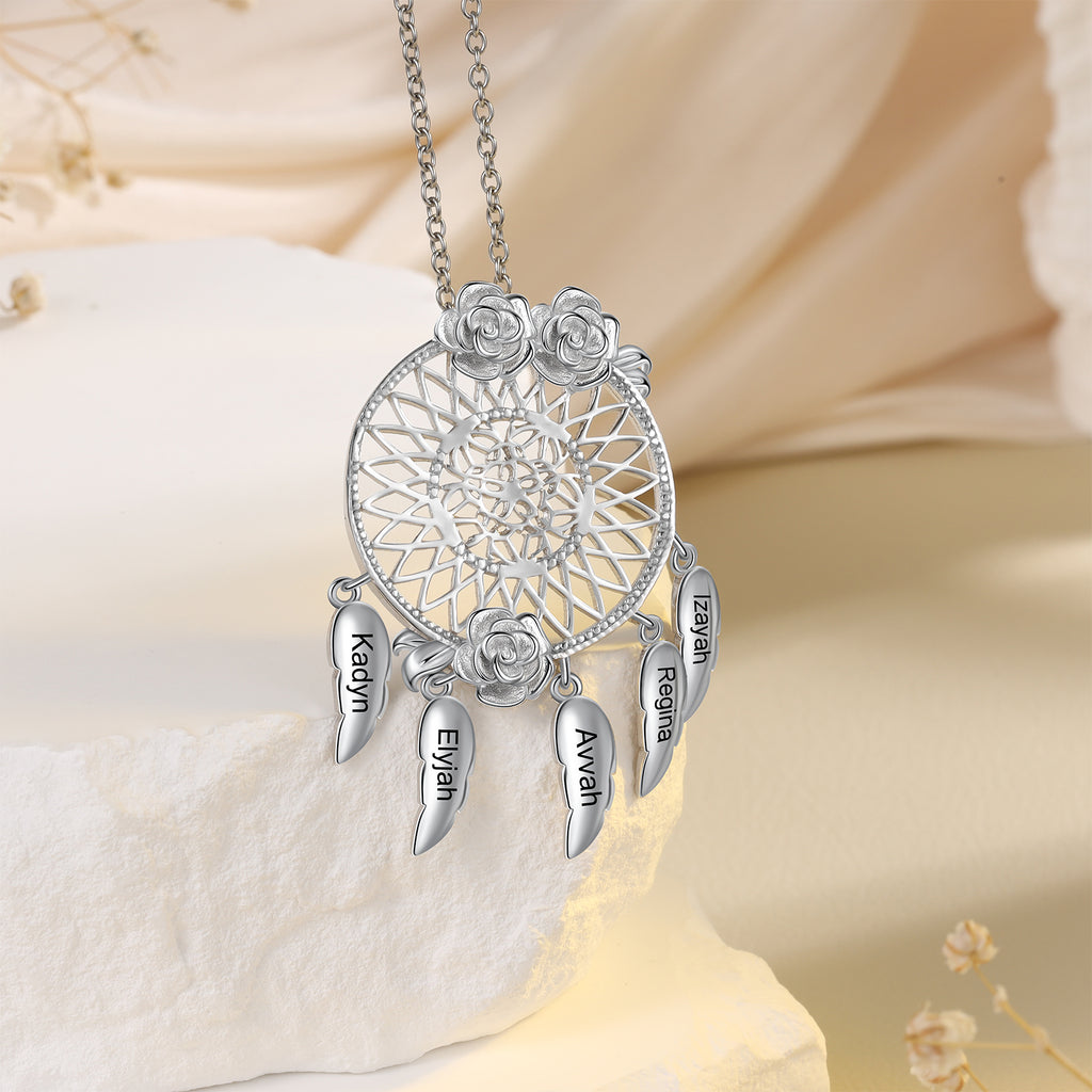Custom Name Dreamcatcher Necklace