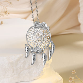Custom Name Dreamcatcher Necklace