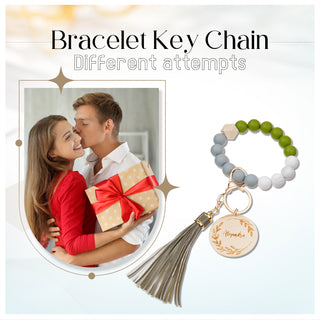 Custom Name Bracelet Keychain