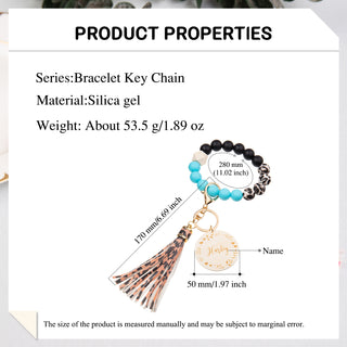 Custom Name Bracelet Keychain