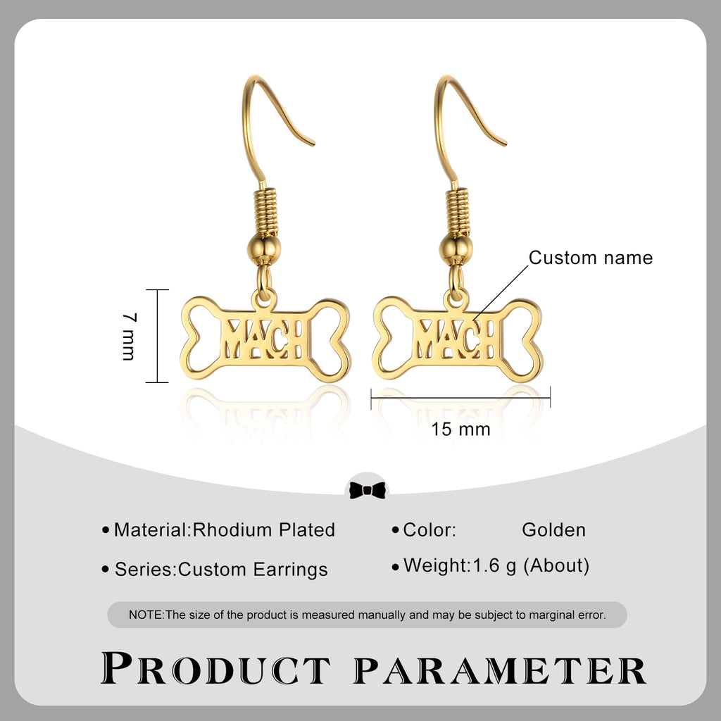 Custom Name Earring