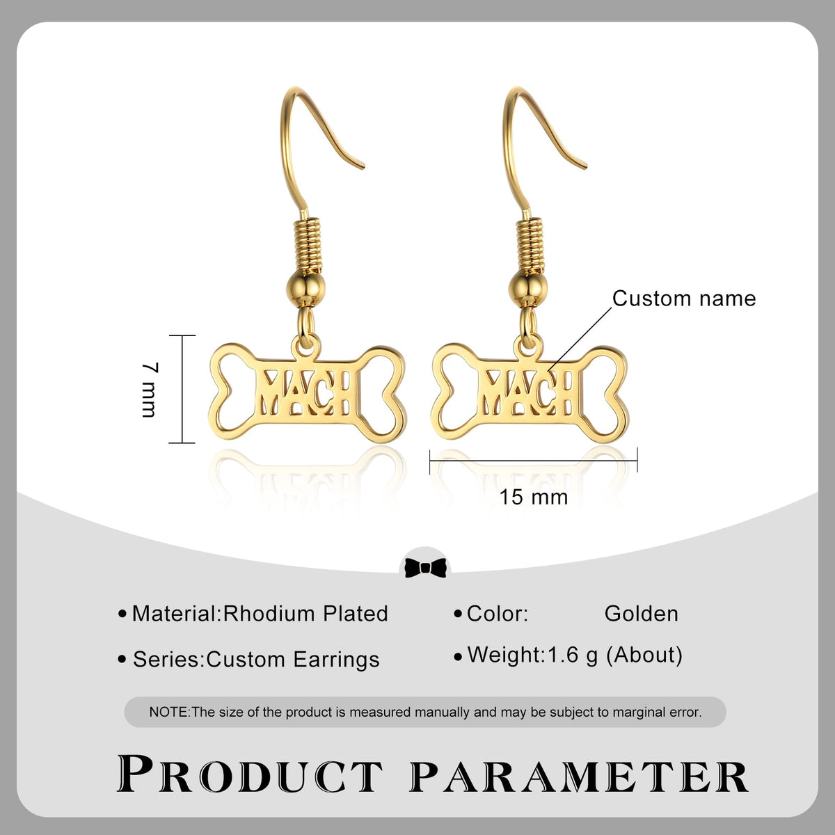 Custom Name Earring