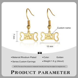 Custom Name Earring