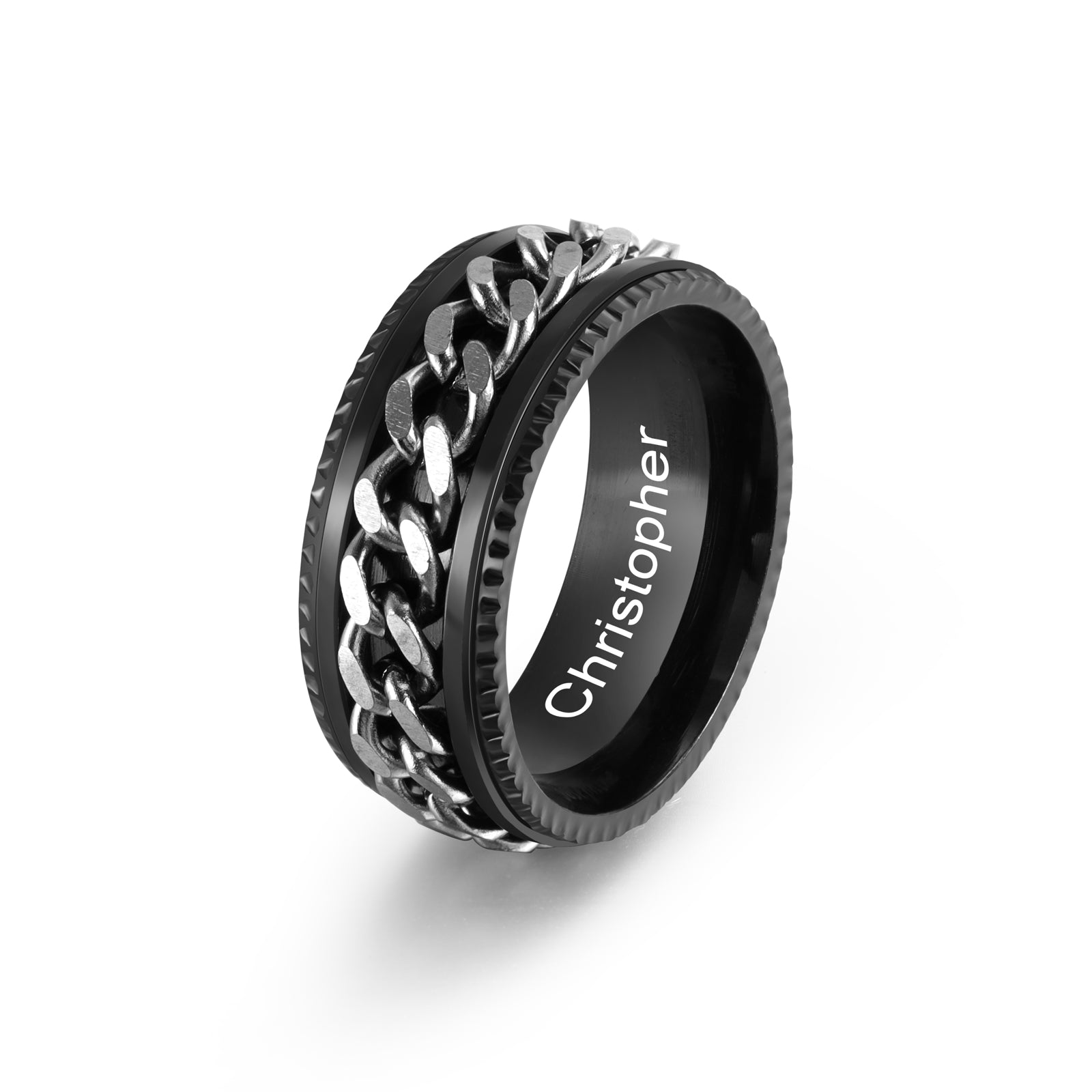 Custom Stainless Steel Rotatable Ring