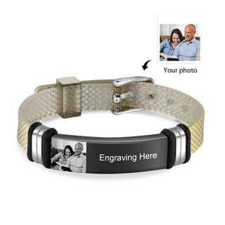 Custom Photo Bnagle Bracelet