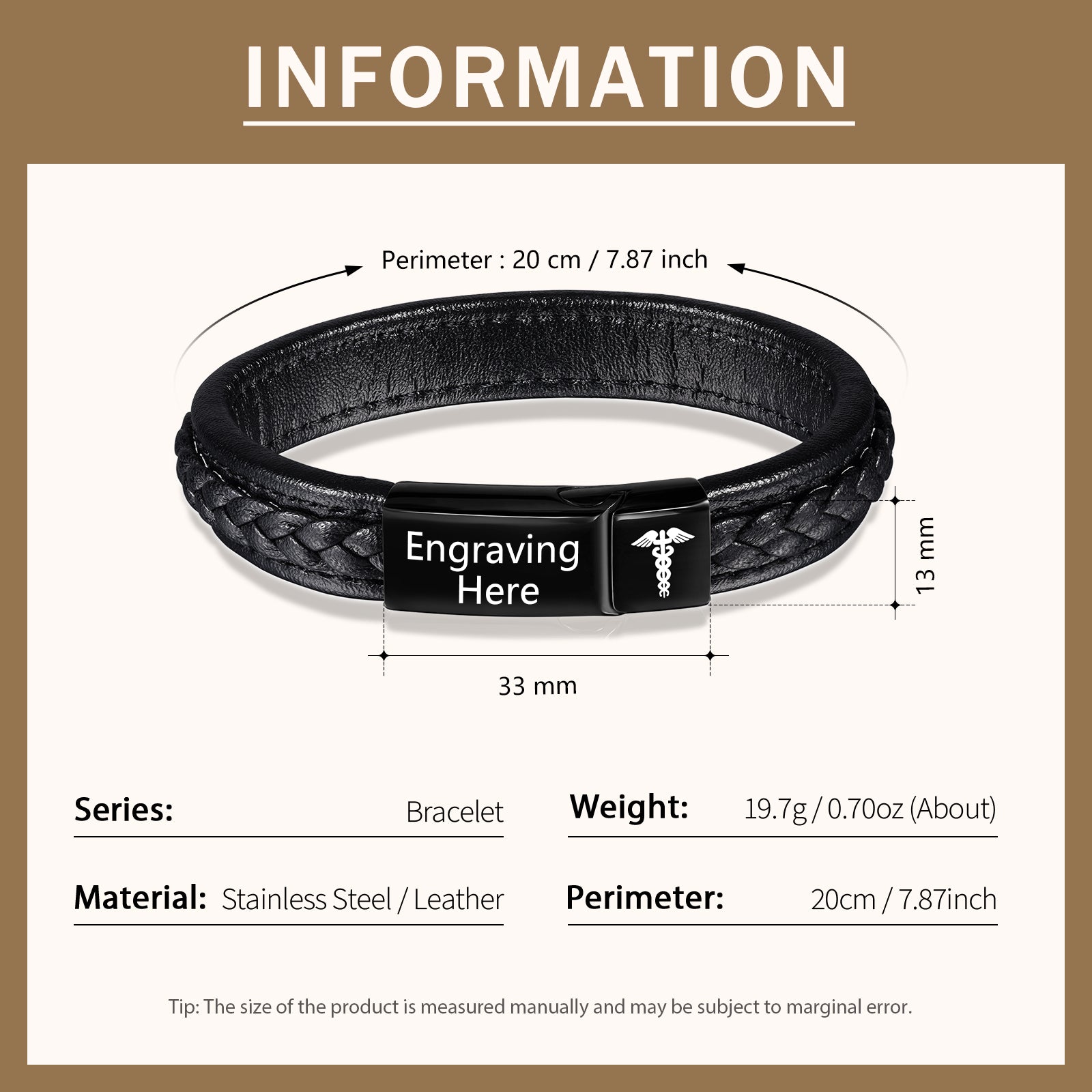 Custom Stainelss Steel Bracelet