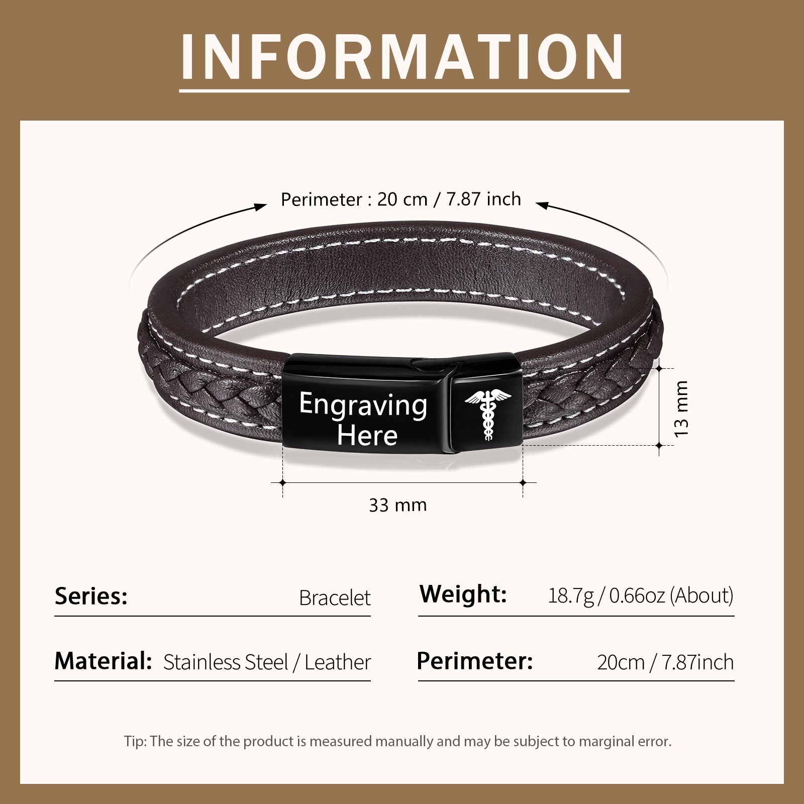Custom Stainelss Steel Bracelet