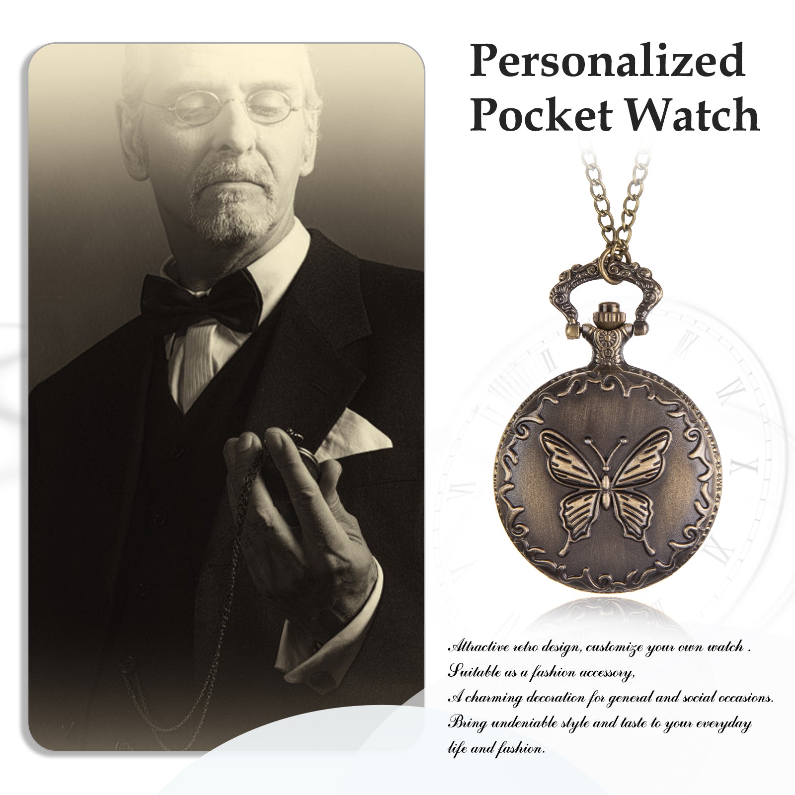 Custom Photo Pocket Watch