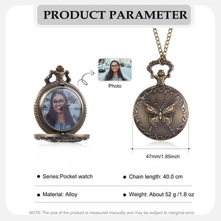 Custom Photo Pocket Watch