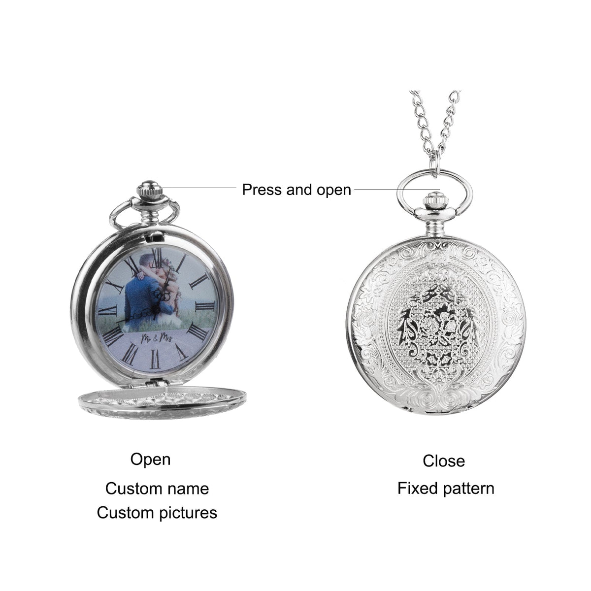 Custom Photo Pocket Watch