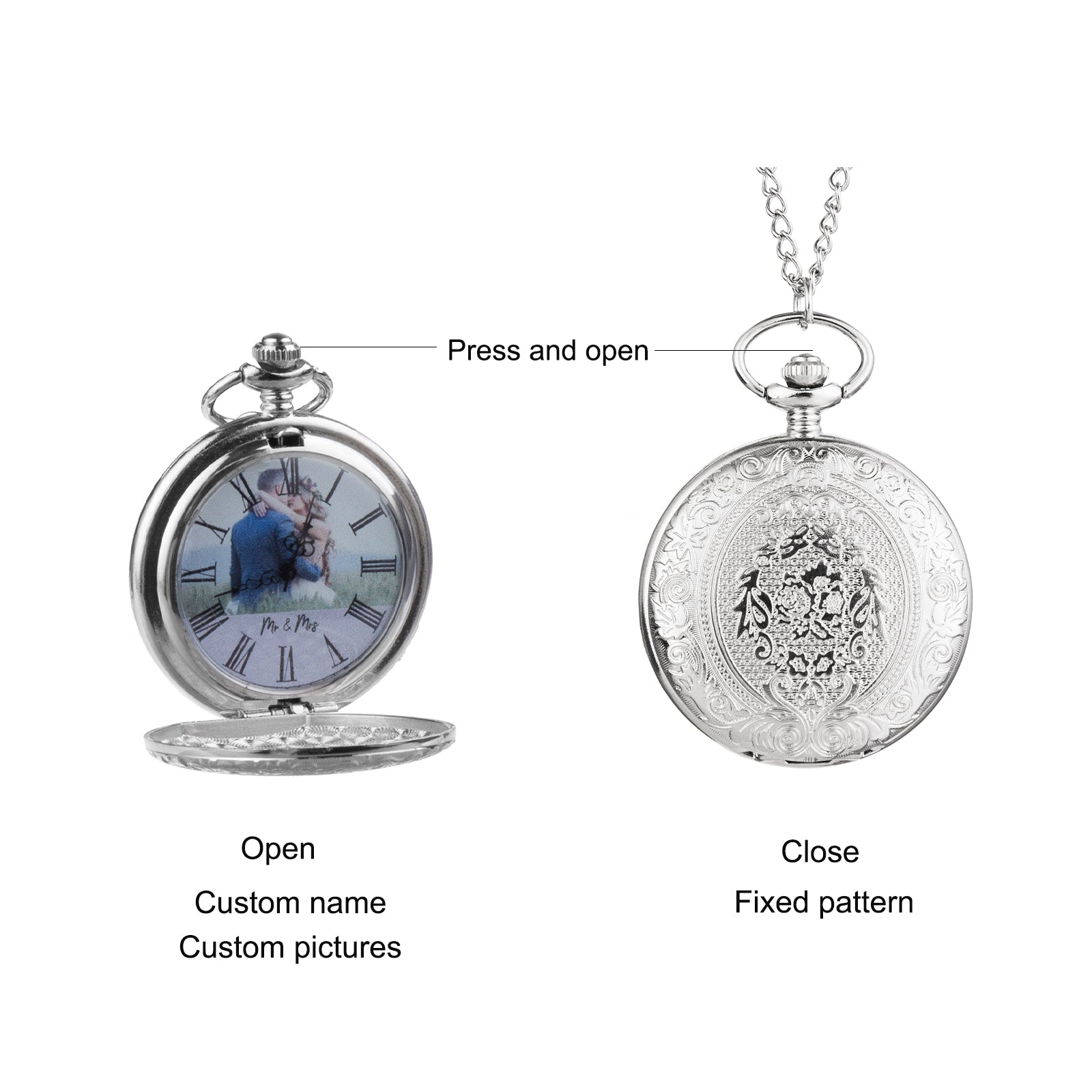 Custom Photo Pocket Watch
