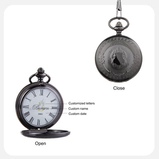 Custom Letter Pocket Watch