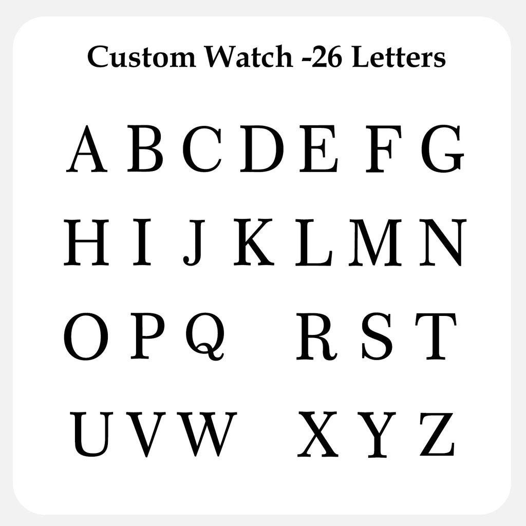 Custom Letter Pocket Watch