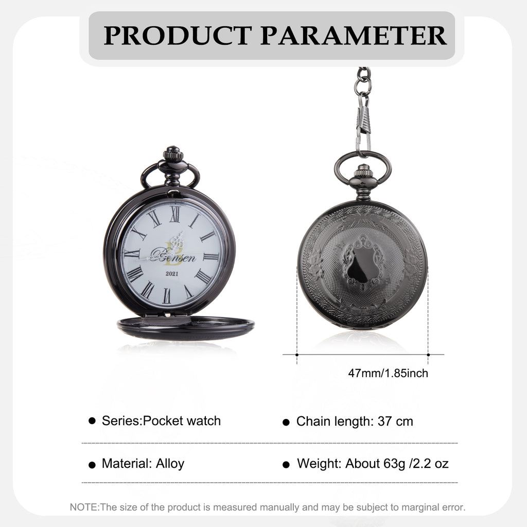 Custom Letter Pocket Watch