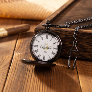 Custom Letter Pocket Watch