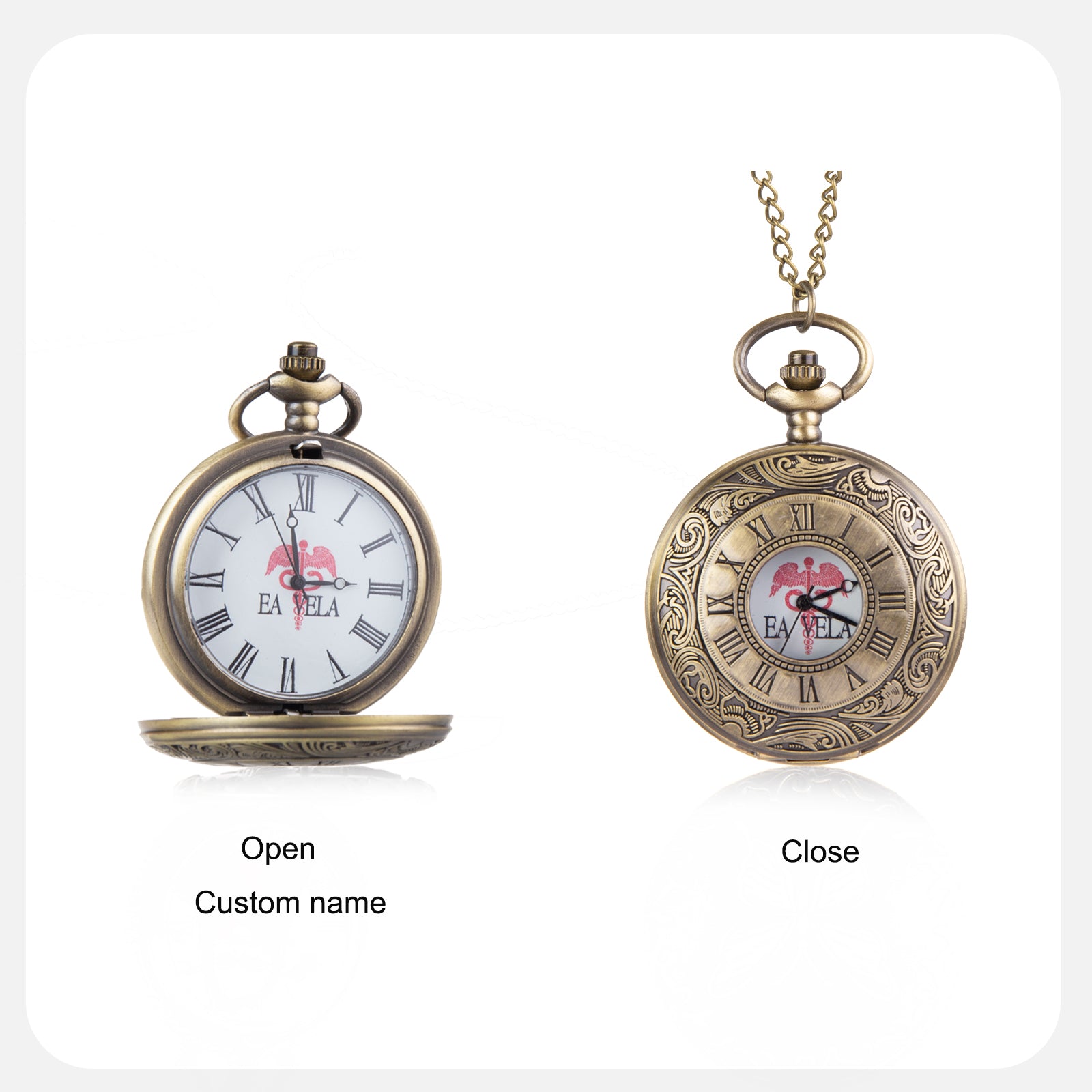 Custom Name Pocket Watch